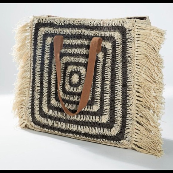 Oversized Square Jute Tote-LAST TWO βοΈ - Picture 4 of 4